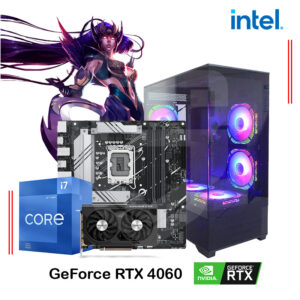 PC GAMER INTEL CORE i7-12700F, RAM 32GB DDR5, SSD 1TB, NVIDIA GEFORCE RTX 4060 8GB