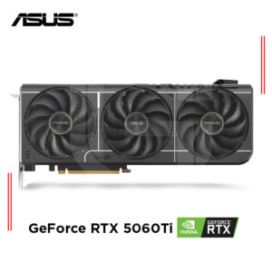 TARJETA DE VIDEO ASUS PRIME NVIDIA GEFORCE RTX 5060 Ti 16GB PRIME OC GDDR7 128 BITS, 3 VENTILADORES