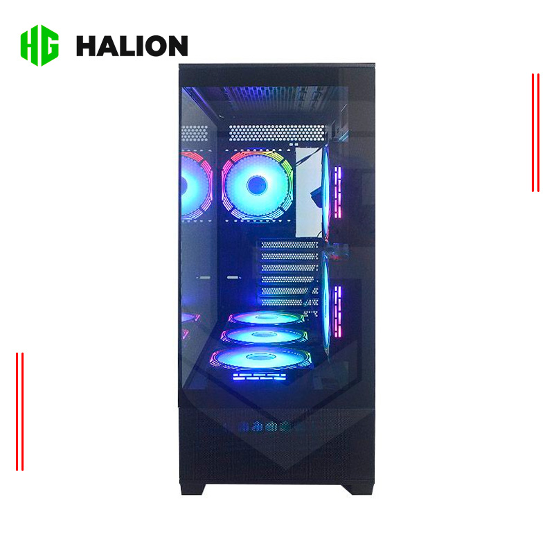 CASE GAMEMAX HALION VISTA AB FULL VIDRIO 6XARG, HUB, 410MM VGA - Imagen 2
