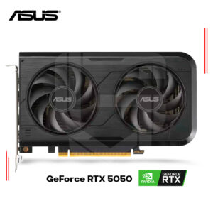TARJETA DE VIDEO ASUS NVIDIA GEFORCE RTX 5050 8GB DUAL OC GDDR6, 128 BITS, 2 VENTILADORES (VD8GASRTX5050DO)