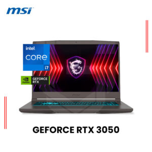 LAPTOP MSI THIN 15 B13UC INTEL CORE i7-13620H, RAM 16GB DDR4, SSD 512GB, GEFORCE RTX3050 4GB GDDR6, 15.6″ FHD IPS (9S7-16R831-3075)