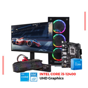 COMPUTADORA INTEL CORE i5-12400, RAM 16GB DDR4, SSD 512GB, MONITOR 22″ FHD CURVO