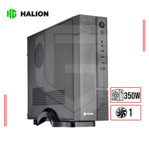 CASE HALION SLIM 822 FUENTE 350W (S822) NEGRO