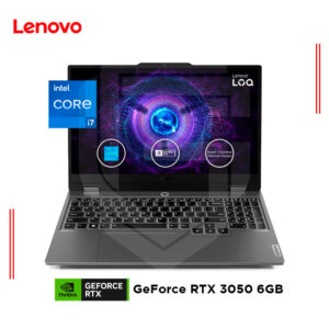 LAPTOP LENOVO LOQ 15IRX9 INTEL CORE i7-13650HX, RAM 12GB DDR5, SSD 512GB, GEFORCE RTX 3050 6GB, 15.6" FHD, FreeDos. (83DV00FHLM)