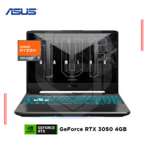 LAPTOP ASUS TUF GAMING A15 FA506NCR-HN005W AMD RYZEN 7 7435HS RAM 16GB DDR5, SSD 512GB, GEFORCE RTX 3050 4GB, 15.6" FHD IPS 144HZ (90NR0JV7-M002A0)