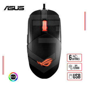 MOUSE ASUS ROG STRIX IMPACT III GAMING, RGB (90MP0300-BMAA00) NEGRO