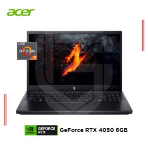 LAPTOP ACER NITRO V 15 ANV15-41-R1GK AMD RYZEN 7 7735HS, RAM 16GB DDR5, SSD 512GB, GEFORCERTX 4050 6GB, 15.6” FHD (1920×1080) 144HZ, W11