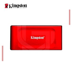 UNIDAD DE ESTADO SÓLIDO EXTERNO KINGSTON XS1000, 1TB, USB 3.2 GEN 2 TIPO-C, COLOR ROJO (SXS1000R/1000G)