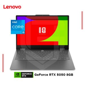 LAPTOP LENOVO LOQ ESSENTIAL 15IRX11 INTEL CORE i5-13450HX, RAM 16GB DDR5, SSD 512GB, NVIDIA GEFORCE RTX 5050 8GB, 15.6" FHD FREEDOS (83SC0055LM)