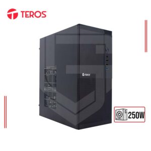 CASE TEROS TE-1033S, MINI TOWER ATX, 250 W, USB 3.0 / 2.0, AUDIO HD, NEGRO