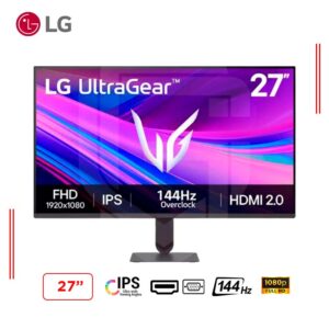 MONITOR LG ULTRAGEAR G4 27G411A-B, 27" IPS, FHD, 144Hz, 1MS, COMPATIBLE G-SYNC FREESYNC