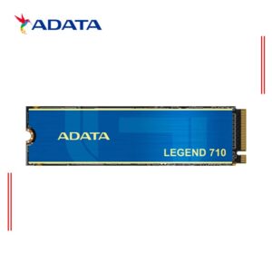 DISCO SÓLIDO ADATA LEGEND 710 256GB SSD M.2 PCIE NVME, 2280 (ALEG-710-256GCS) 2400MB/S, C/DISCIPADOR