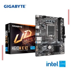 PLACA GIGABYTE H610M-K-V2 DDR5 (H610M-K-V2 D5) SOCKET LGA 1700, MICRO ATX