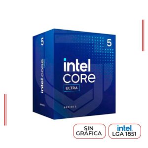 PROCESADOR INTEL CORE ULTRA 5 225F, 3.30Ghz / 4.90Ghz, 20MB, LGA 1851, 10 NÚCLEOS, S/GRÁFICOS (BX80768225F)